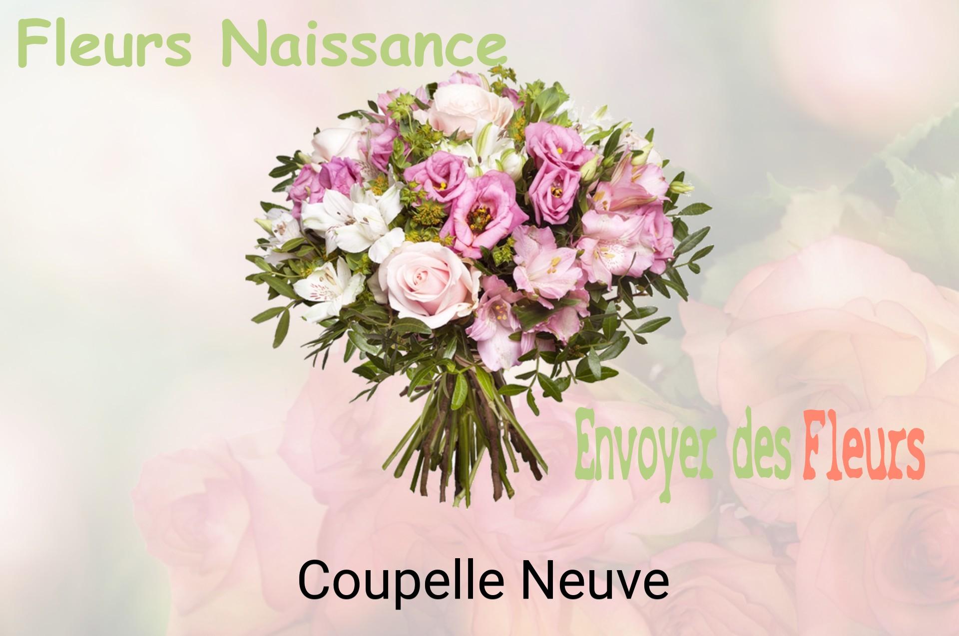 Bouquet de fleurs de naissance livré à Coupelle-Neuve