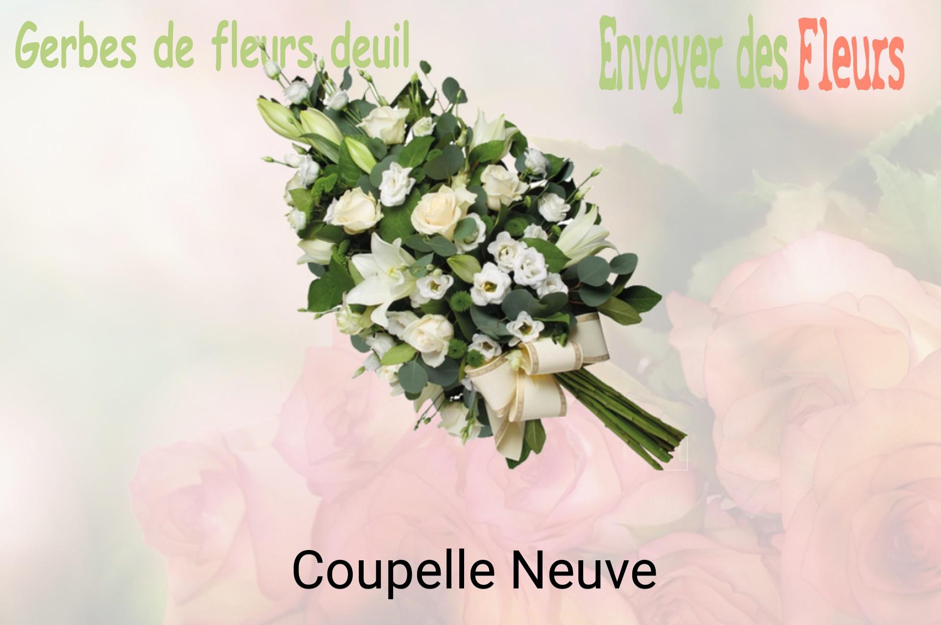 Gerbe de fleurs de deuil livrée à Coupelle-Neuve